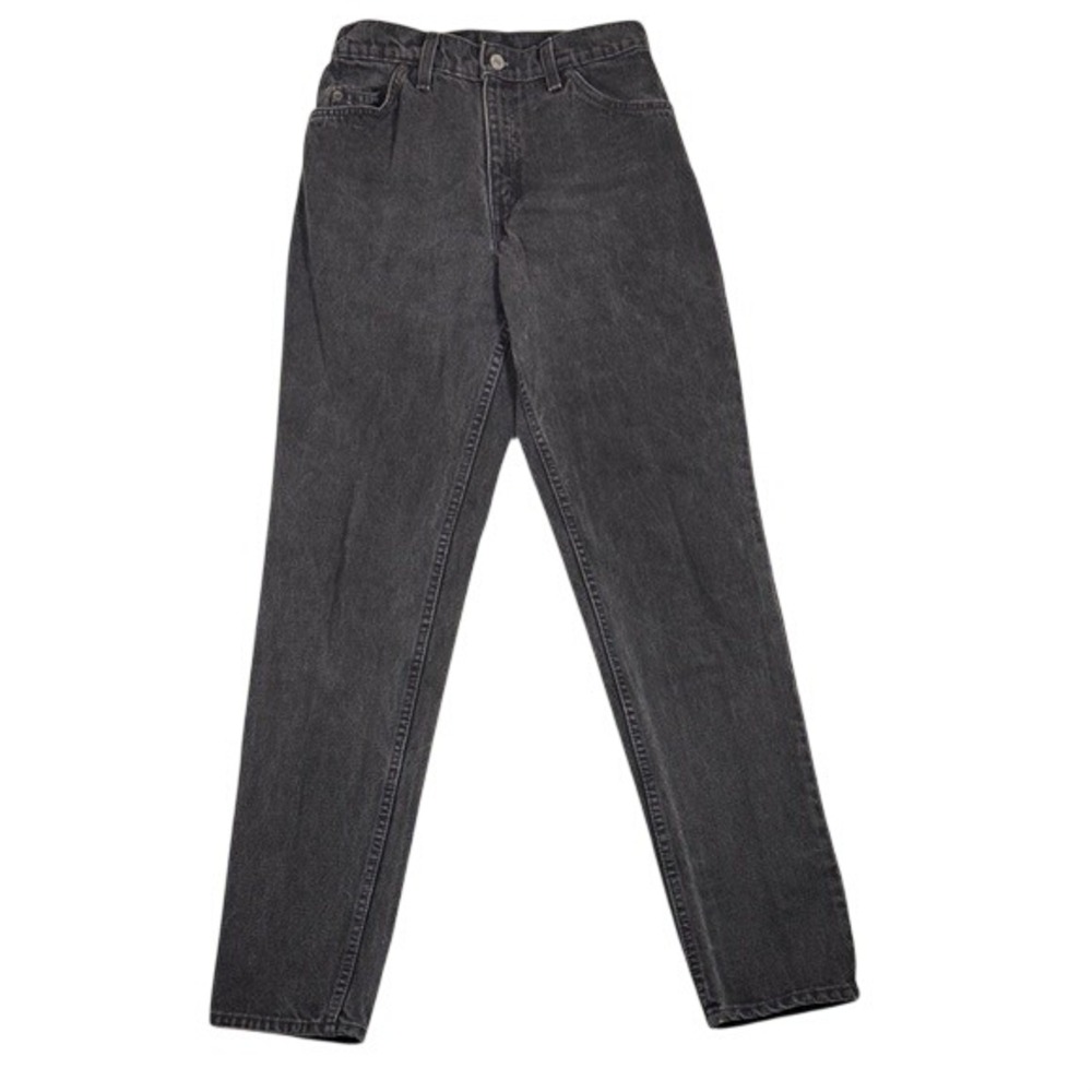 Vintage Levis 951 Relaxed Fit Tapered Leg Jeans Black Orange‎ Tab Made in USA 6L